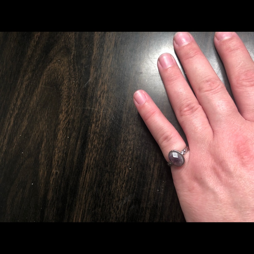 Lovely Size 6 purple ring